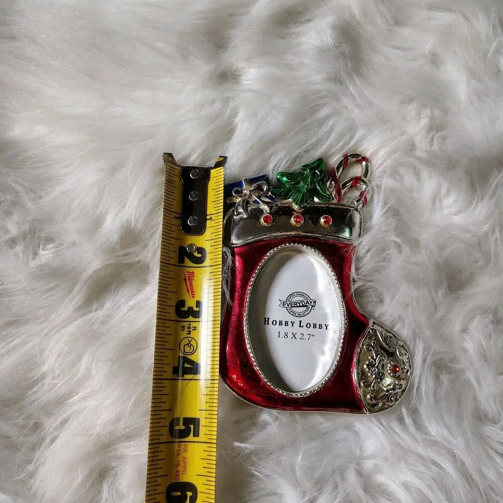 Mini Stocking Shaped Picture Frame Hobby Lobby